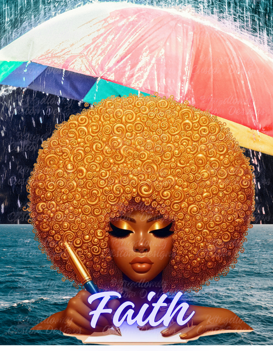 Faith — Divine Glow Digital Art Print (Instant Download)