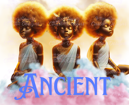 “Ancient” – Divine Heritage Art Print by Kingdomly Kustoms™ Before time, she was royalty.