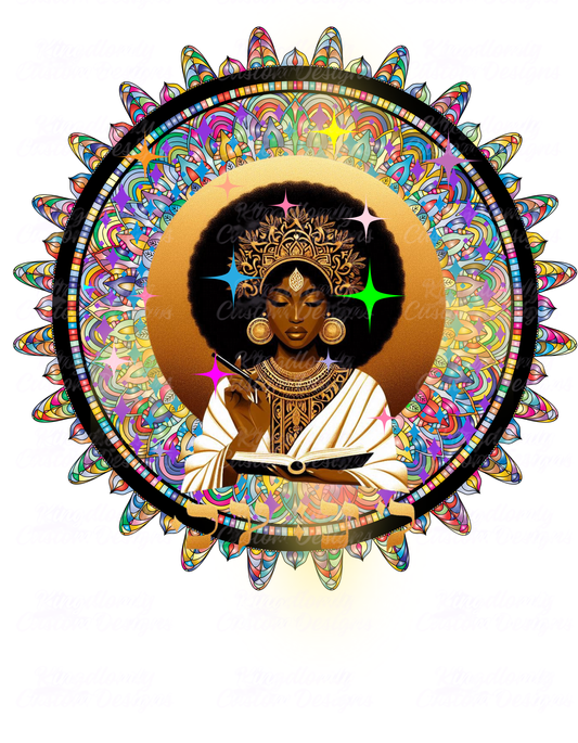 Royal Mandala — Crowned in Color